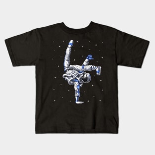 Astronaut Capoeira Dancer Kids T-Shirt